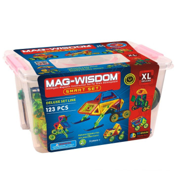 MAG WISDOM Colorful Funny Construction Magnet Toys